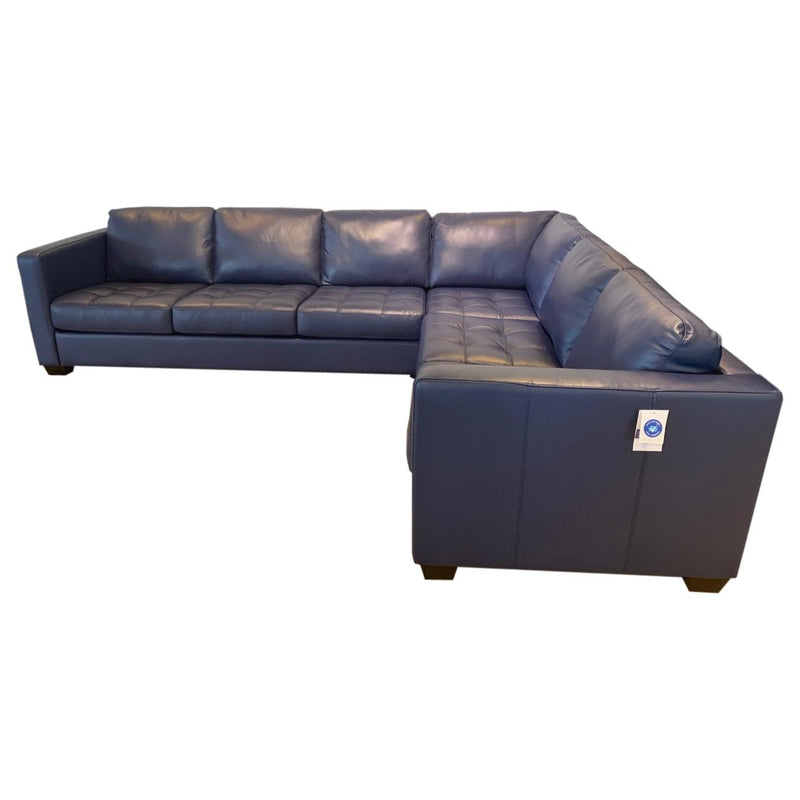 Palliser Kati Leather 2 pc Sectional Kati 77341 2pc sectional - Valencia Sapphire IMAGE 2