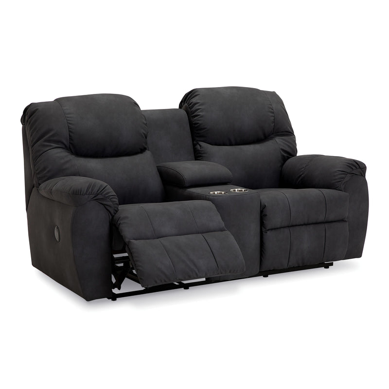 Palliser Whitehorse Reclining Fabric Loveseat with Console 41074-58-DENVER-COAL IMAGE 3