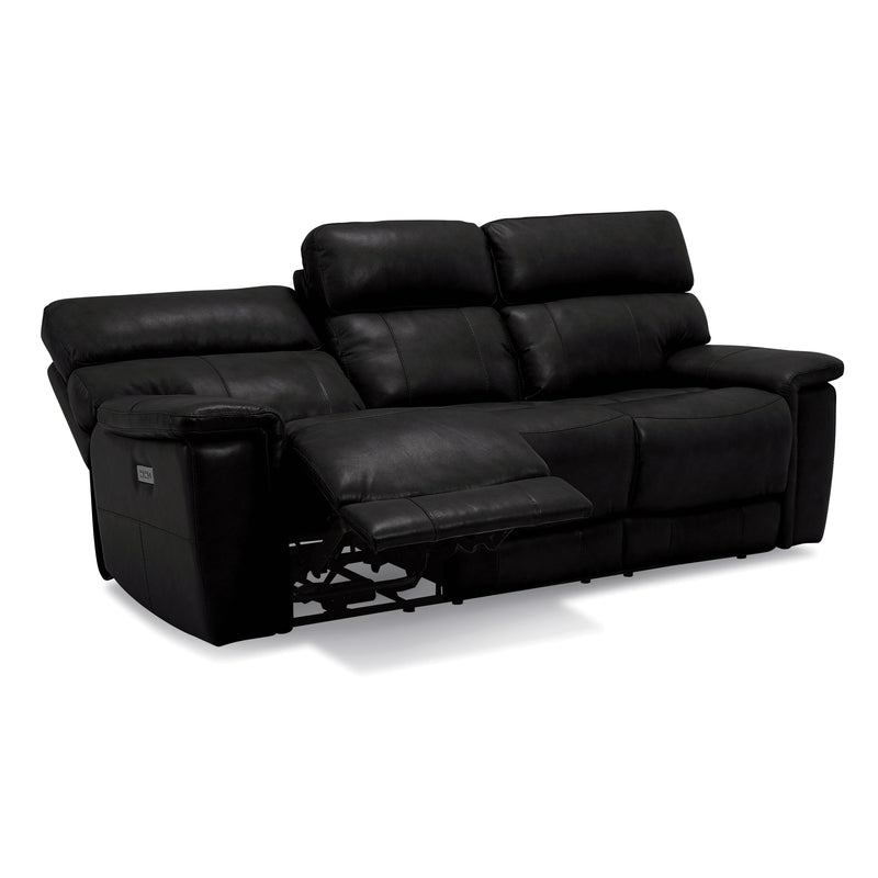 Palliser Powell Power Reclining Leather Match Sofa 41135-61-GRADE100/MATCH-ONYX IMAGE 4