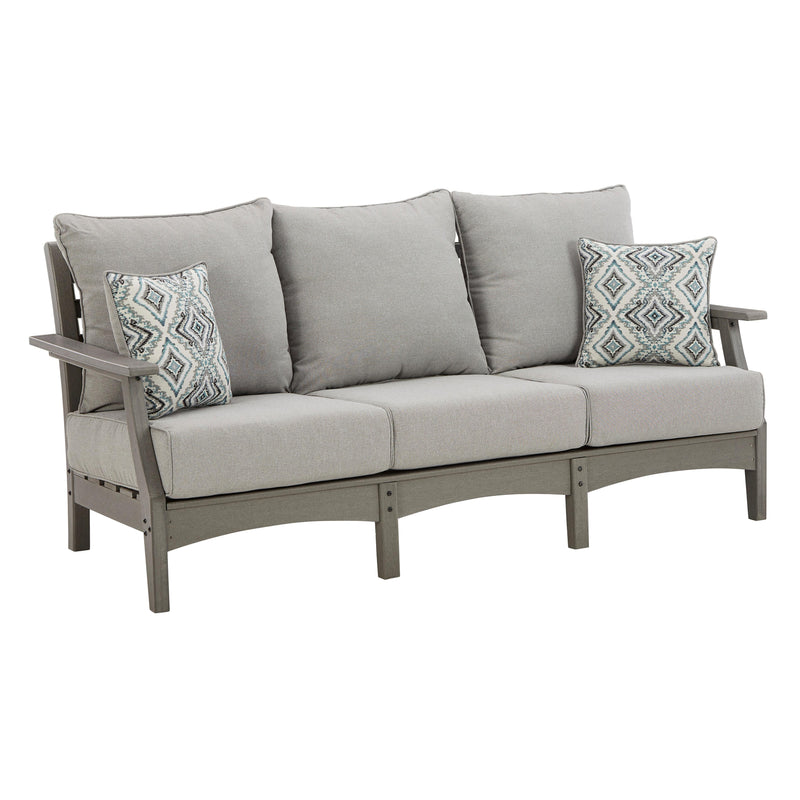 Signature Design by Ashley Visola P802-838 Sofa with Cushion IMAGE 2