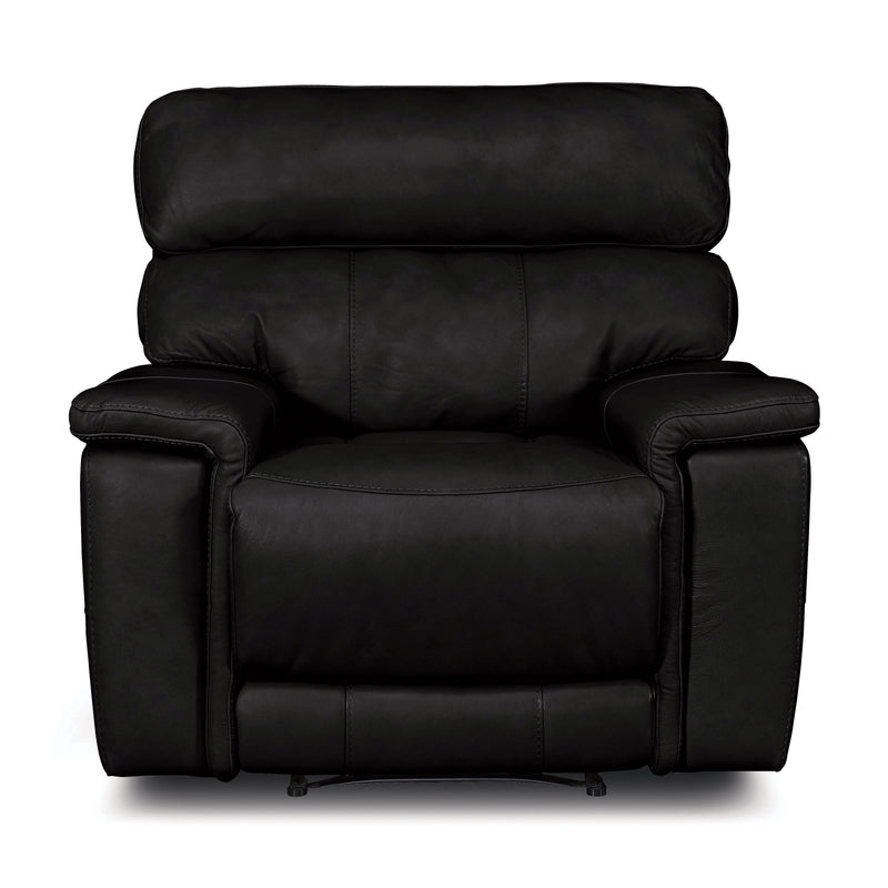 Palliser Powell Power Leather Match Recliner with Wall Recline 41135-31-GRADE100-ONYX IMAGE 1