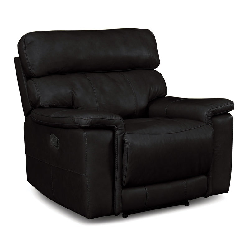 Palliser Powell Power Leather Match Recliner with Wall Recline 41135-31-GRADE100-ONYX IMAGE 2