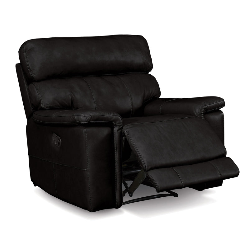 Palliser Powell Power Leather Match Recliner with Wall Recline 41135-31-GRADE100-ONYX IMAGE 3