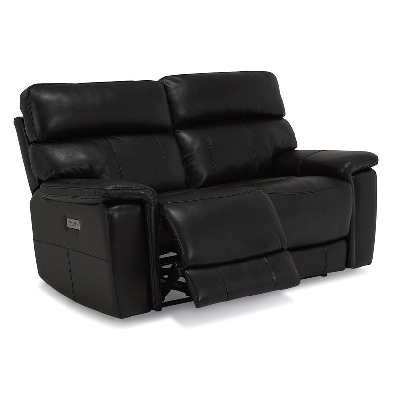 Palliser Powell Power Reclining Leather Match Loveseat 41135-63-GRADE100-ONYX IMAGE 3