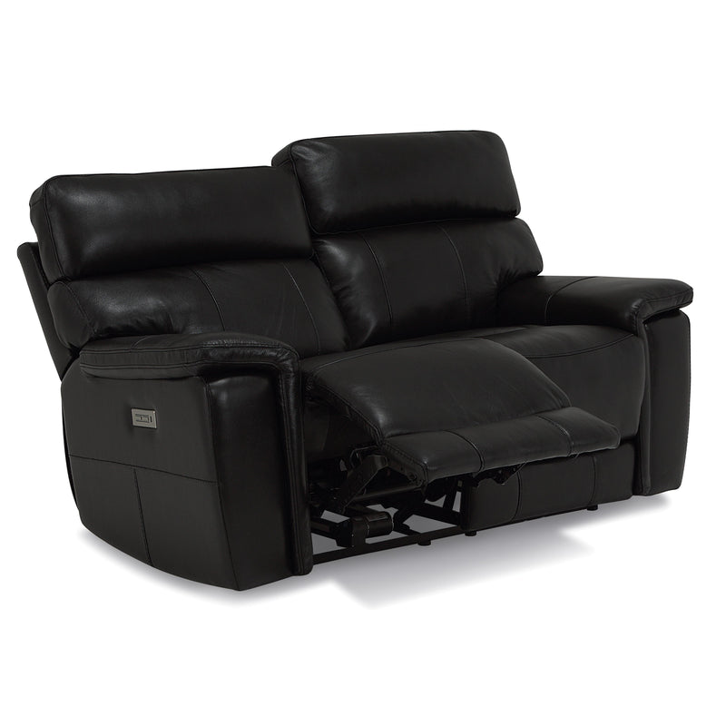 Palliser Powell Power Reclining Leather Match Loveseat 41135-63-GRADE100-ONYX IMAGE 4