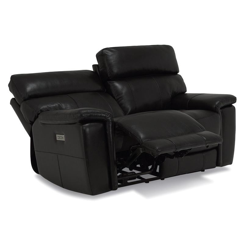 Palliser Powell Power Reclining Leather Match Loveseat 41135-63-GRADE100-ONYX IMAGE 5