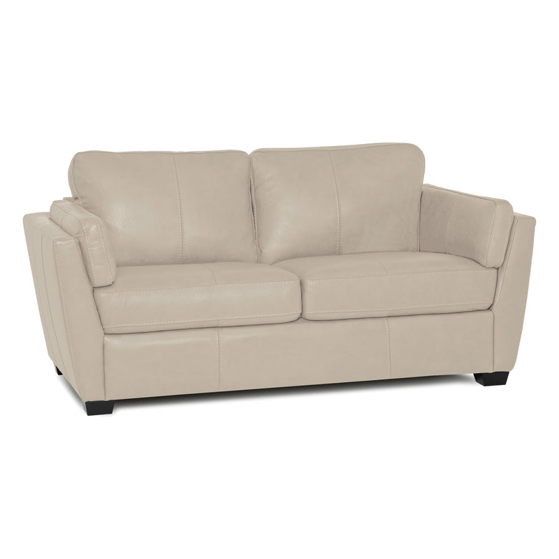 Palliser Burnam Stationary Leather Match Loveseat Burnam 77889-03 Loveseat - Pearl IMAGE 2