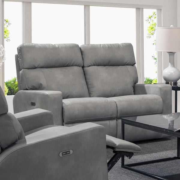 Palliser Fairbrook Power Reclining Fabric Loveseat 41050-63-DENVER-ASH IMAGE 1