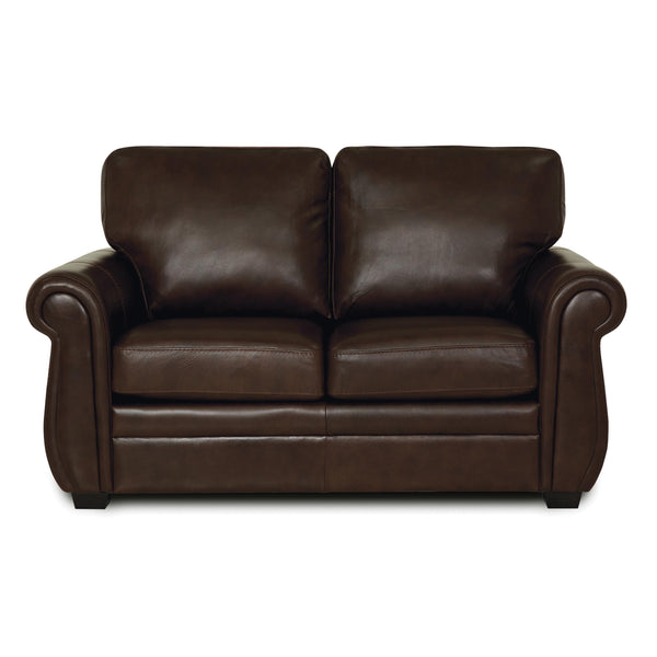 Palliser Borrego Stationary Leather Match Loveseat 77890-03-GRADE100-WALNUT IMAGE 1