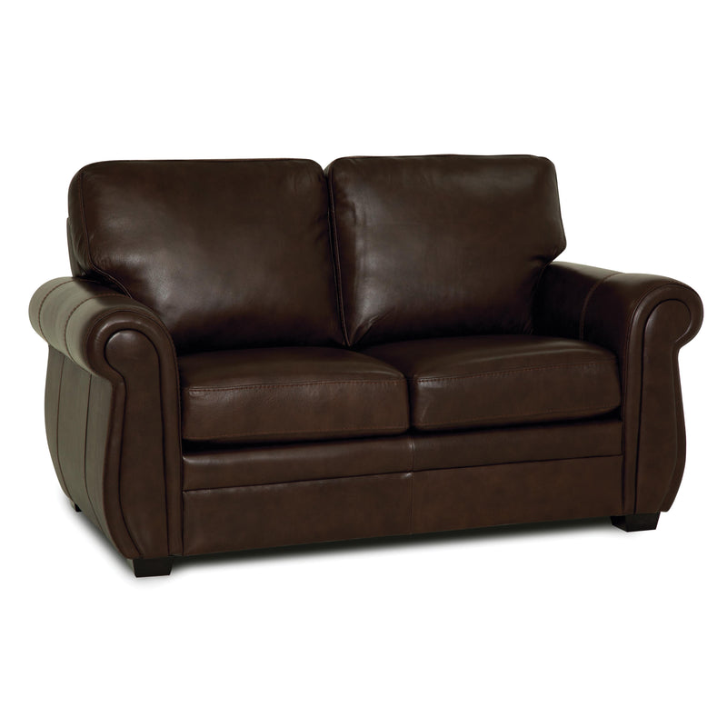 Palliser Borrego Stationary Leather Match Loveseat 77890-03-GRADE100-WALNUT IMAGE 2