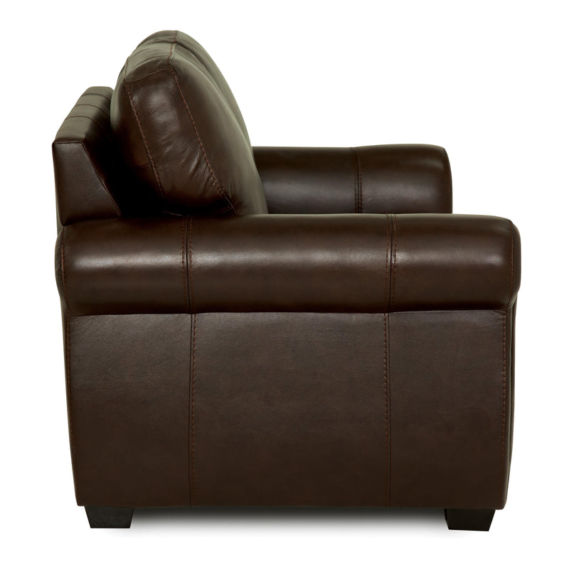 Palliser Borrego Stationary Leather Match Loveseat 77890-03-GRADE100-WALNUT IMAGE 3