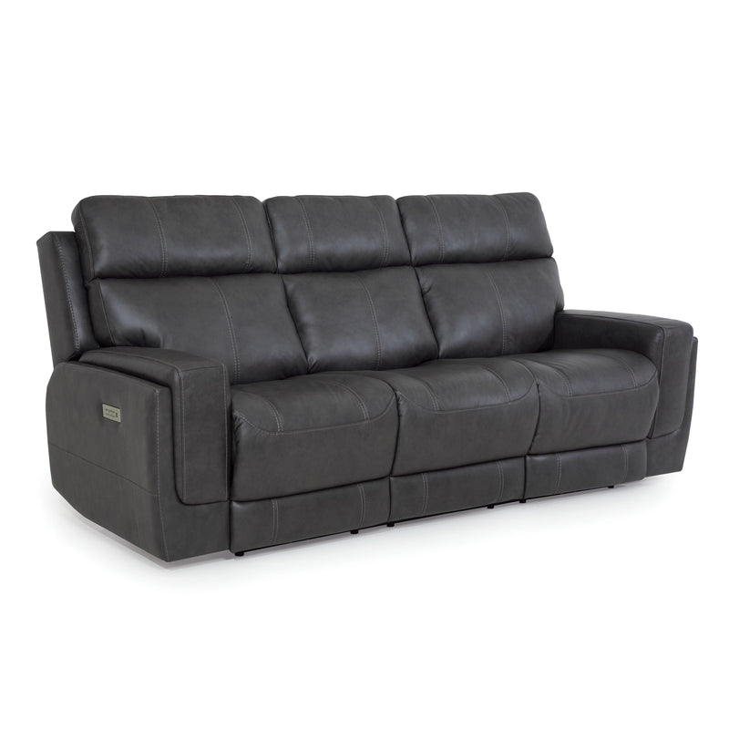 Palliser Hargrave Power Reclining Leather Match Sofa 41023-L6-GRADE100-GRAPHITE IMAGE 2