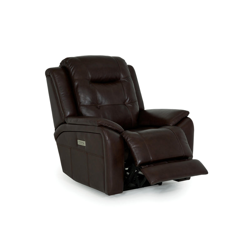 Palliser Valour Power Leather Match Recliner with Wall Recline 41024-L9-GRADE100-WALNUT IMAGE 3