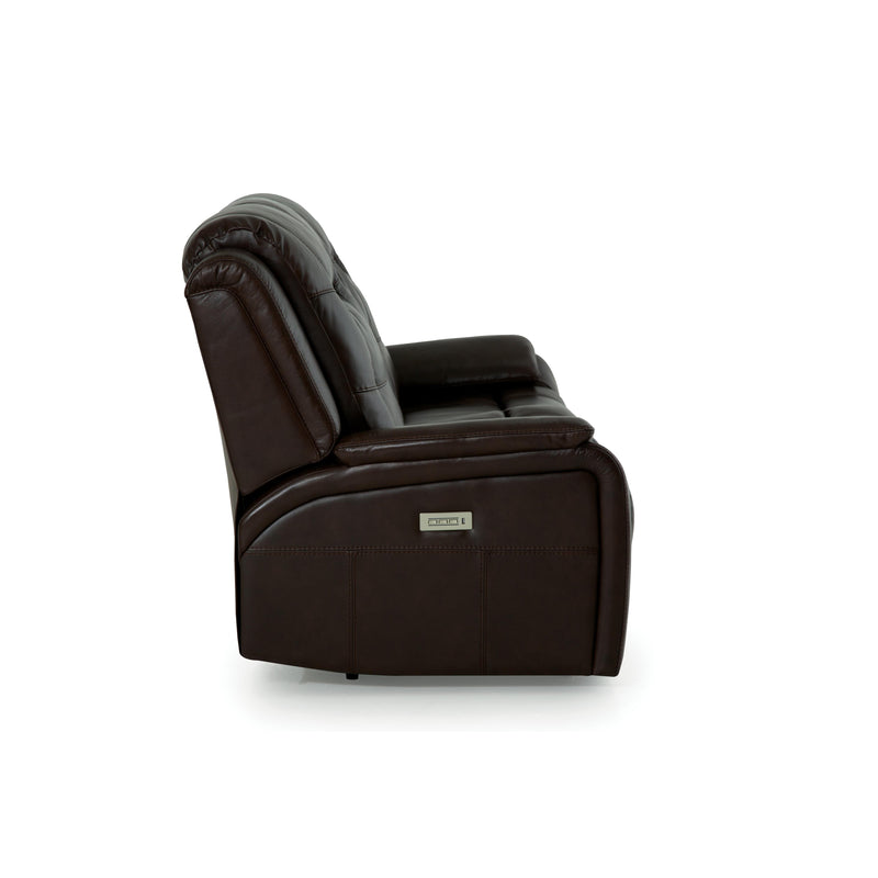 Palliser Valour Power Leather Match Recliner with Wall Recline 41024-L9-GRADE100-WALNUT IMAGE 4