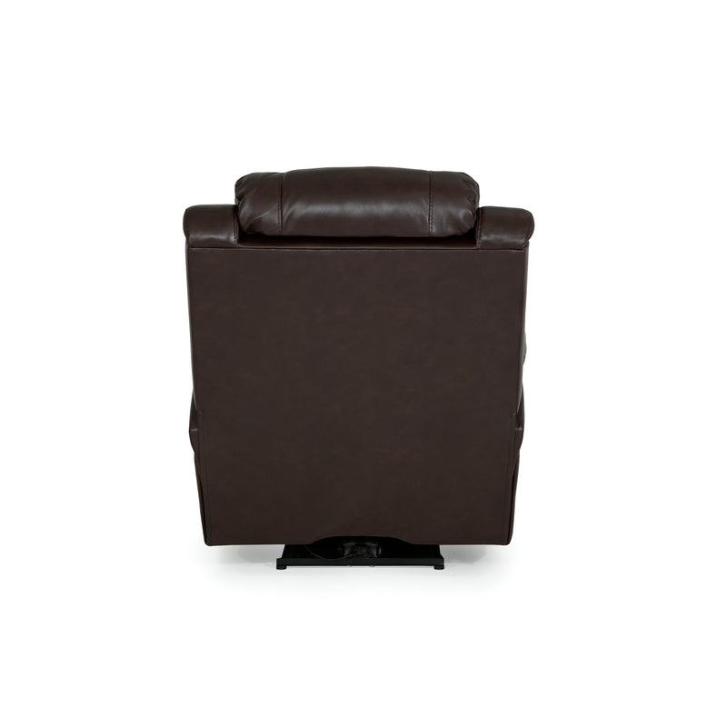 Palliser Valour Power Leather Match Recliner with Wall Recline 41024-L9-GRADE100-WALNUT IMAGE 6