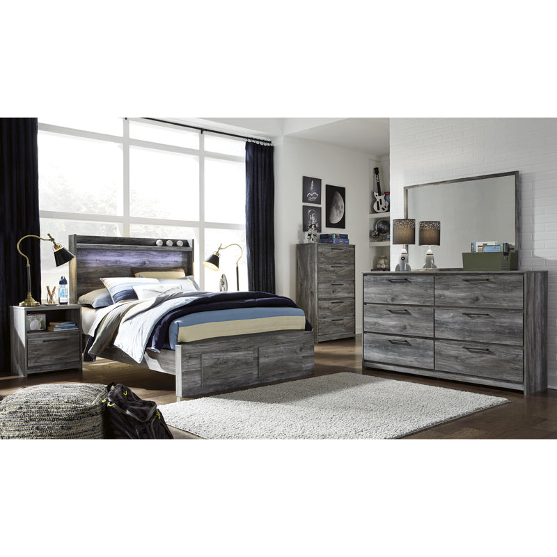 Signature Design by Ashley Baystorm B221B34 Full Panel Bed with 2 Storage Drawers IMAGE 3