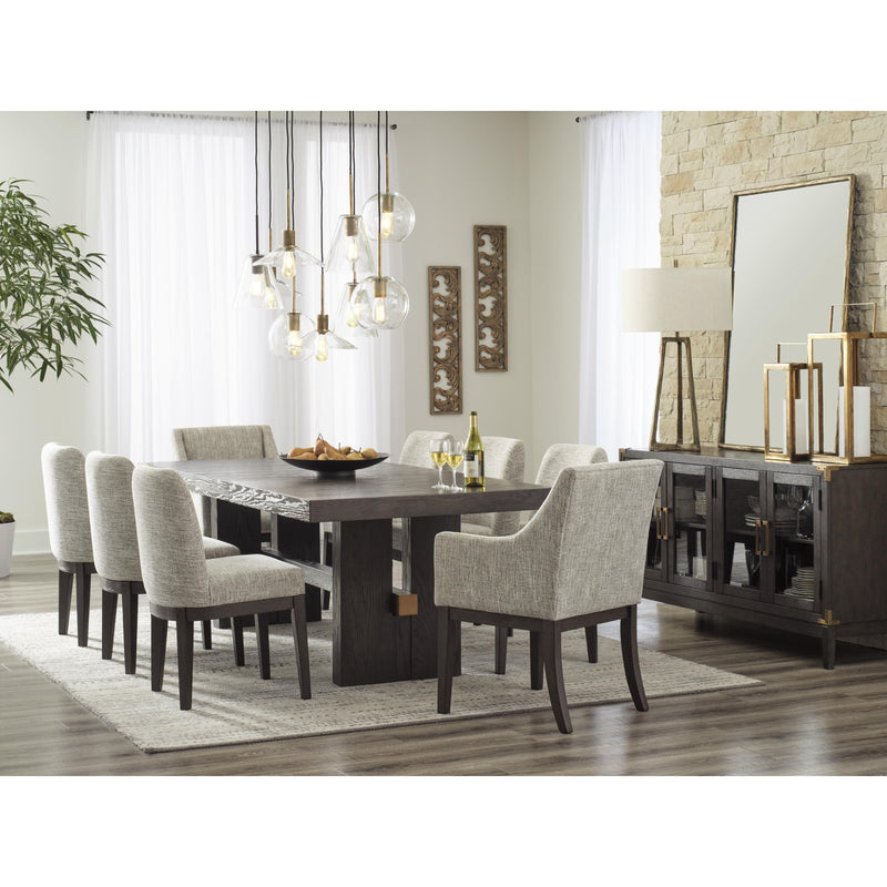 Signature Design by Ashley Burkhaus Dining Table with Trestle Base D984-45 IMAGE 10