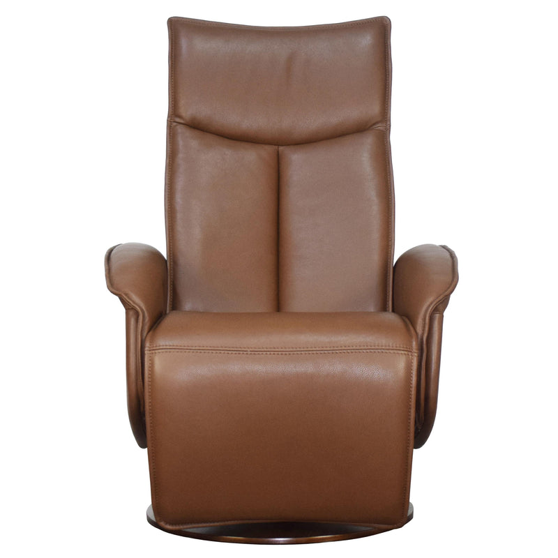 Palliser Q90 Power Swivel Leather Recliner 44100-42-BRONCO-GINGER IMAGE 2