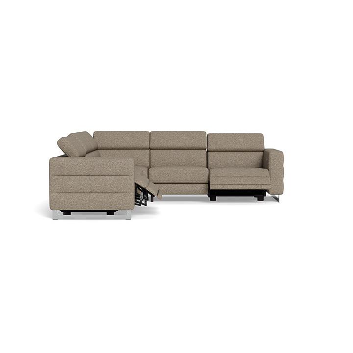 Palliser Marco Power Reclining Fabric 5 pc Sectional 44402-7P/44402-70/44402-9A/44402-70/44402-6P-VAULT-STORM IMAGE 4