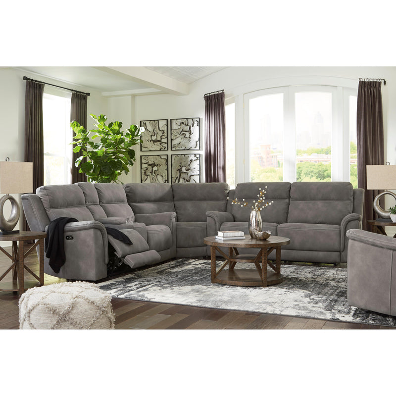 Signature Design by Ashley Next-Gen DuraPella Power Reclining Fabric Loveseat with Console 5930118C IMAGE 14