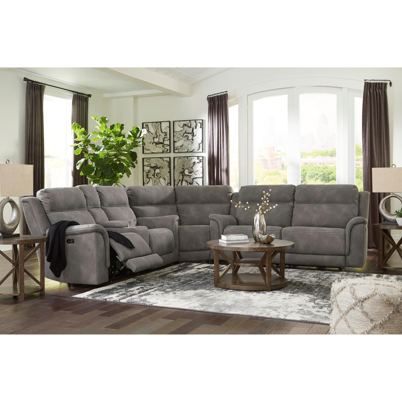 Signature Design by Ashley Next-Gen DuraPella Power Reclining Fabric Loveseat with Console 5930118C IMAGE 17