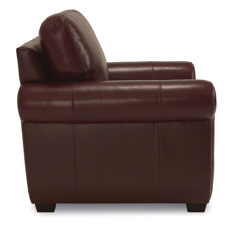 Palliser Borrego Stationary Leather Match Chair 77890-02-GRADE100-GARNET IMAGE 3