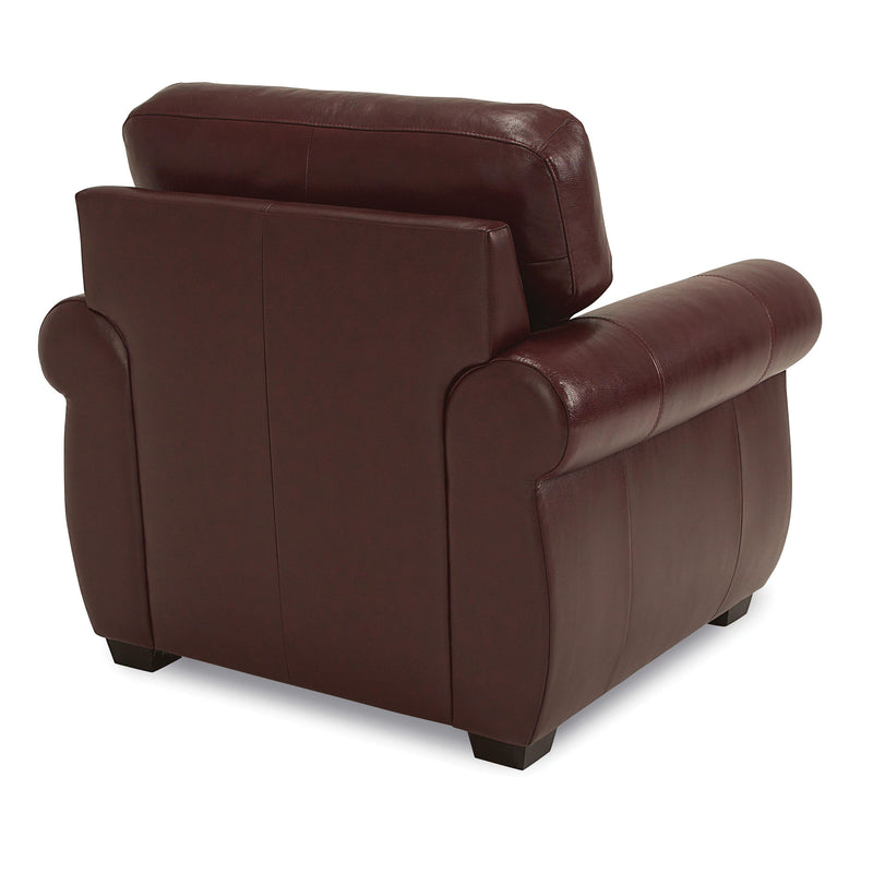 Palliser Borrego Stationary Leather Match Chair 77890-02-GRADE100-GARNET IMAGE 4