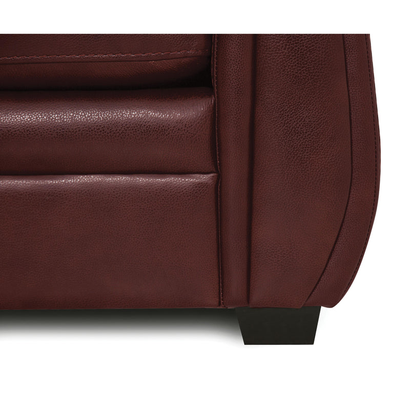 Palliser Borrego Stationary Leather Match Loveseat 77890-03-GRADE100-GARNET IMAGE 5