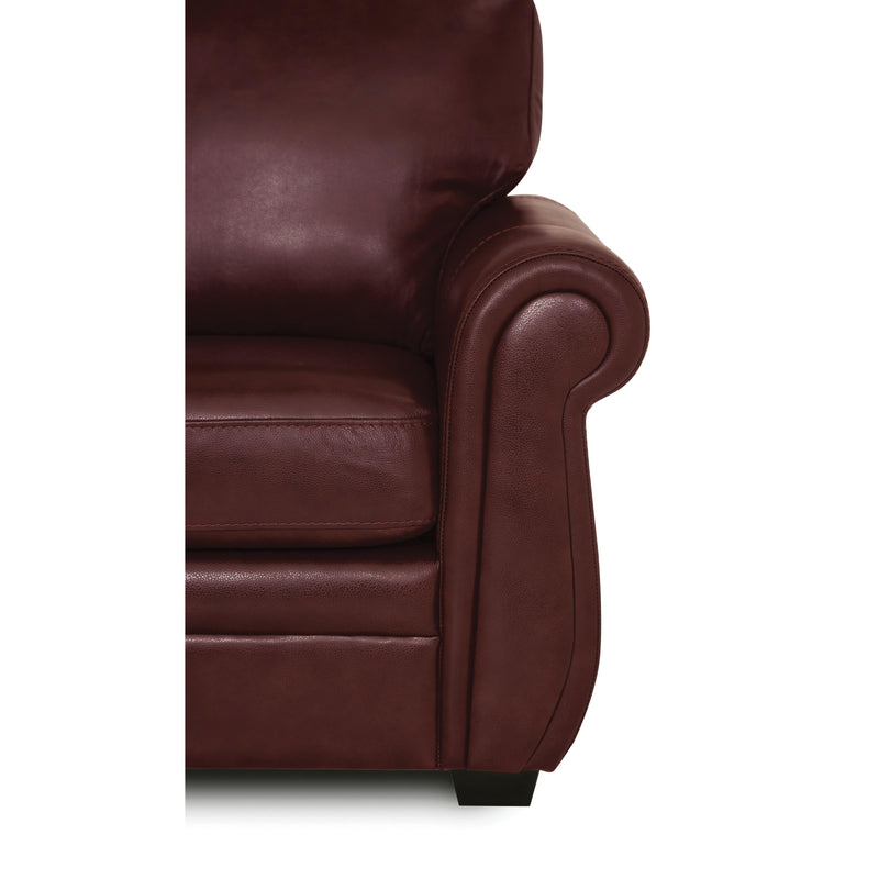 Palliser Borrego Stationary Leather Match Loveseat 77890-03-GRADE100-GARNET IMAGE 6