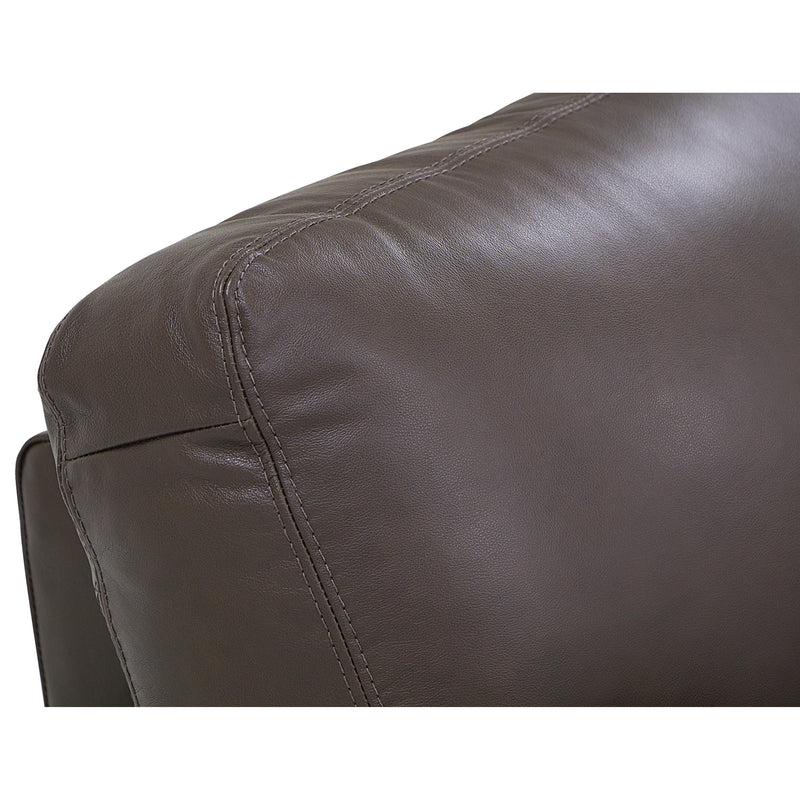 Palliser Westend Stationary Leather Match Sofa 77322-01-CLASSIC-ACORN-MATCH IMAGE 5