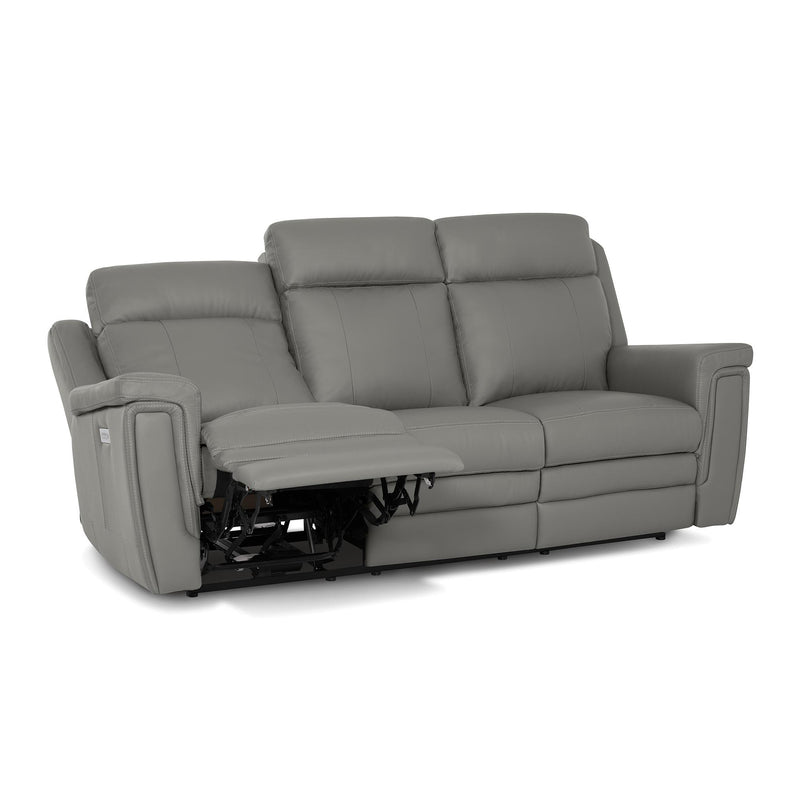 Palliser Asher Power Reclining Leather Match Sofa 41065-61-BALI-MARBLE-MATCH IMAGE 2