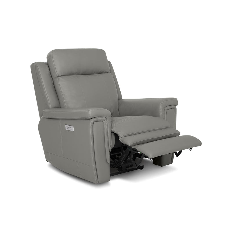 Palliser Asher Power Leather Match Recliner with Wall Recline 41065-31-BALI-MARBLE-MATCH IMAGE 2