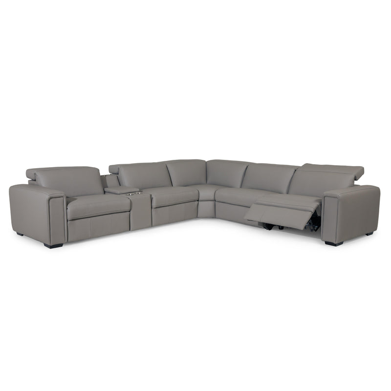 Palliser Titan Power Reclining Leather Match 6 pc Sectional 44004-7P/44004-K3/44004-70/44004-9A/44004-70/44004-6P-EVOQUE-STONE-MATCH IMAGE 7