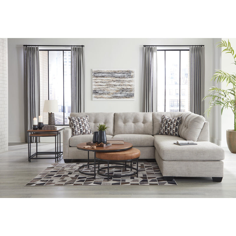 Signature Design by Ashley Mahoney Fabric 2 pc Sectional 3100466/3100417 IMAGE 3