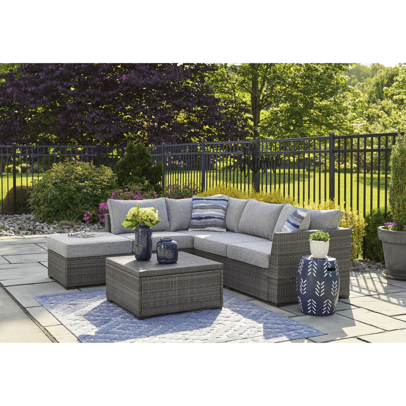 Signature Design by Ashley Petal Road P297-070 Loveseat Sectional/Ottoman/Table Set IMAGE 5