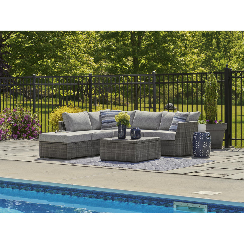 Signature Design by Ashley Petal Road P297-070 Loveseat Sectional/Ottoman/Table Set IMAGE 9