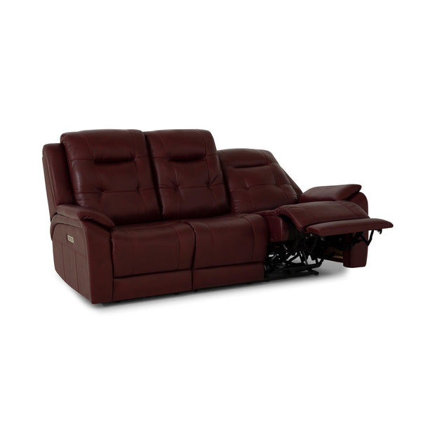 Palliser Valour Power Reclining Leather Match Sofa 41024-L6-GRADE100-GARNET IMAGE 1