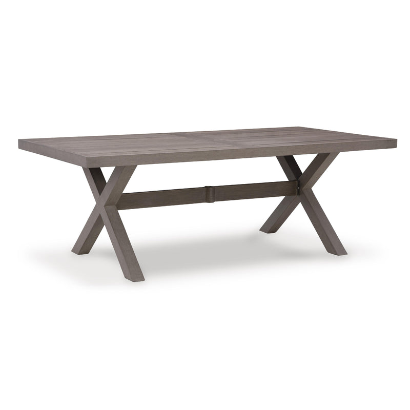 Signature Design by Ashley Hillside Barn P564-625 Rectangular Dining Table with Umbrella Option IMAGE 1