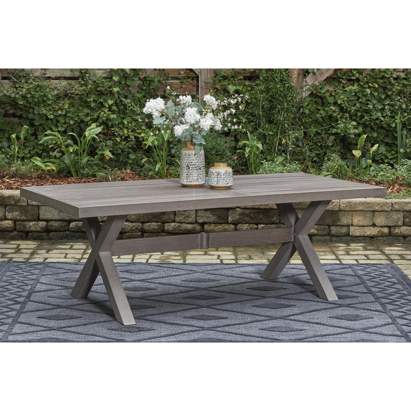 Signature Design by Ashley Hillside Barn P564-625 Rectangular Dining Table with Umbrella Option IMAGE 5