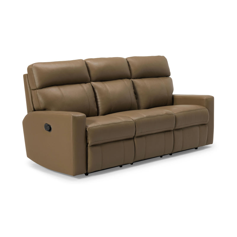 Palliser Oakwood Power Reclining Leather Match Sofa 41049-61-VALENCIA-DUNE-MATCH IMAGE 1