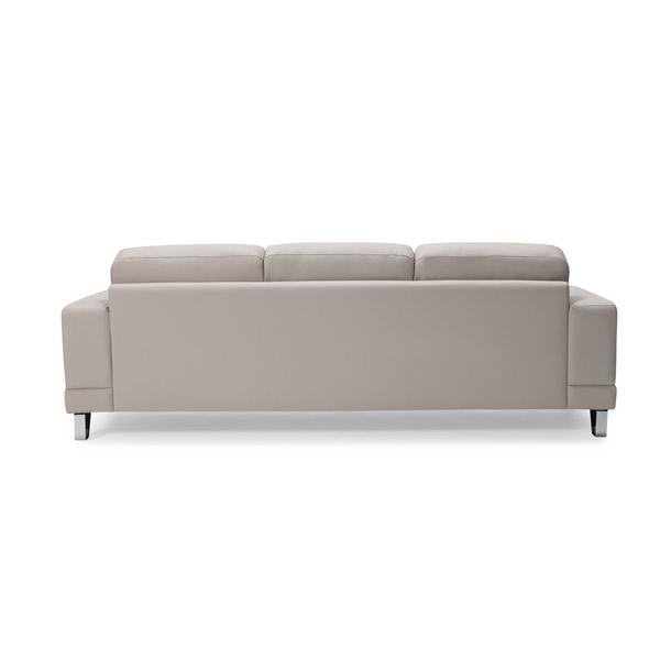 Palliser Seattle Stationary Leather Match Sofa 77625-01-EVOQUE-MIST-MATCH IMAGE 5