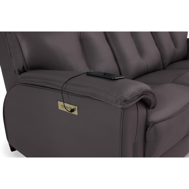 Palliser Oakley Power Reclining Leather Match Sofa 41187-L6-BALI-CAROB-MATCH IMAGE 12