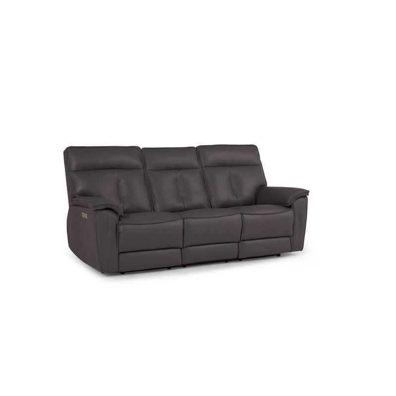 Palliser Oakley Power Reclining Leather Match Sofa 41187-L6-BALI-CAROB-MATCH IMAGE 1