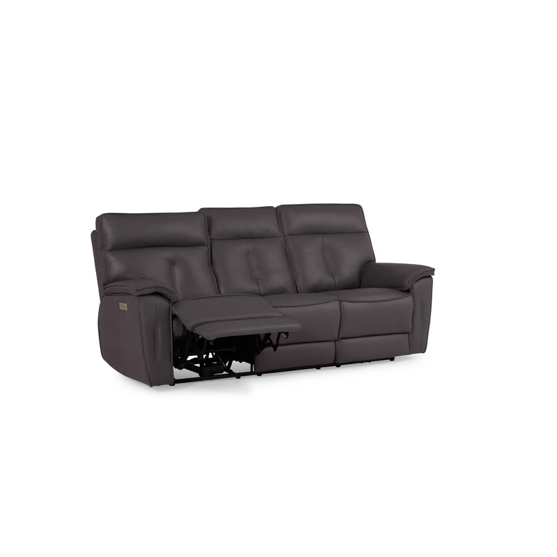 Palliser Oakley Power Reclining Leather Match Sofa 41187-L6-BALI-CAROB-MATCH IMAGE 2