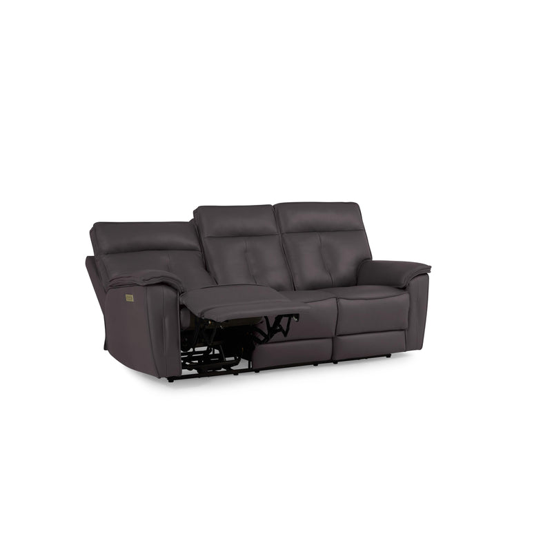 Palliser Oakley Power Reclining Leather Match Sofa 41187-L6-BALI-CAROB-MATCH IMAGE 3