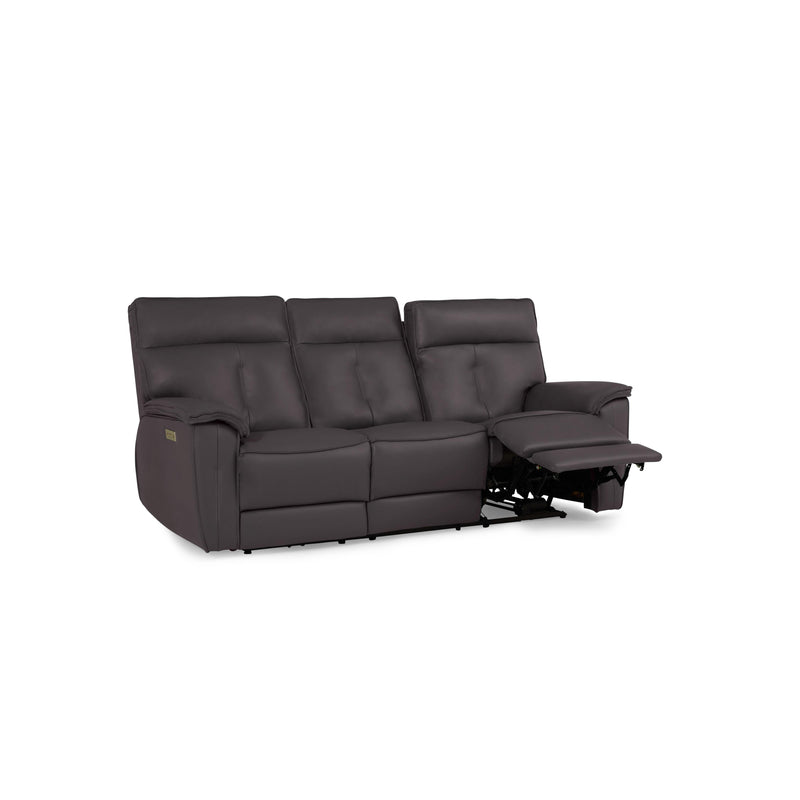 Palliser Oakley Power Reclining Leather Match Sofa 41187-L6-BALI-CAROB-MATCH IMAGE 4