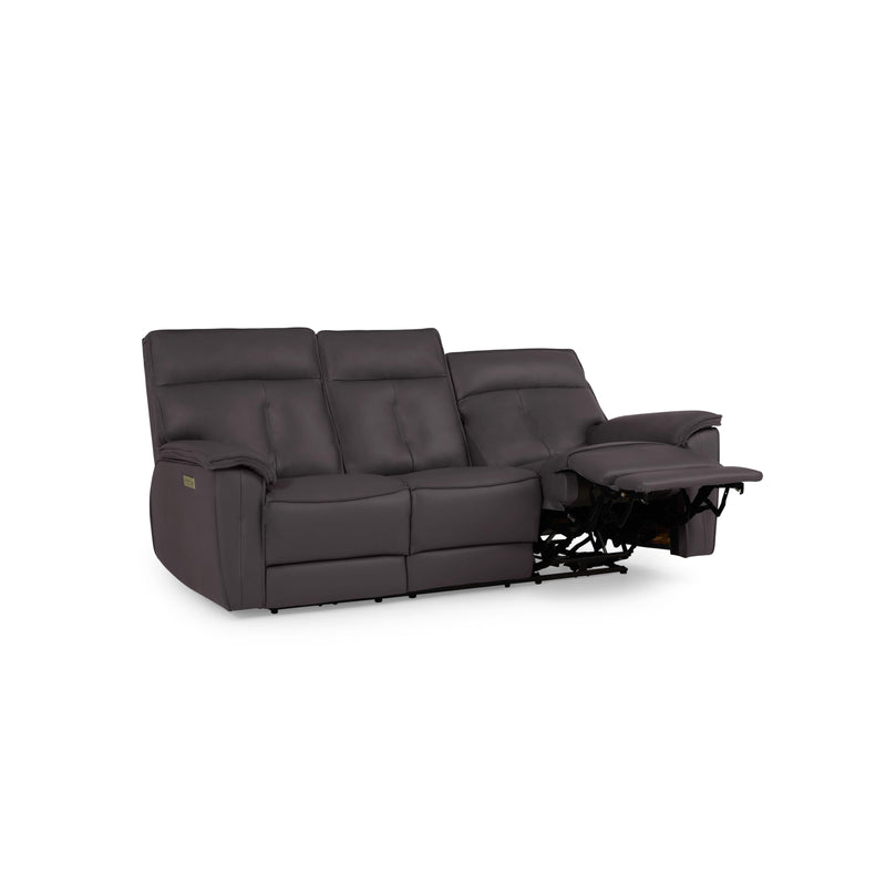 Palliser Oakley Power Reclining Leather Match Sofa 41187-L6-BALI-CAROB-MATCH IMAGE 5