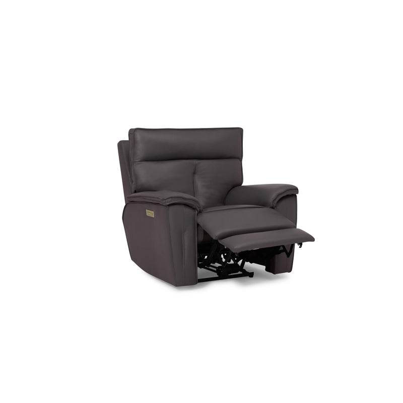 Palliser Oakley Power Leather Match Recliner with Wall Recline 41187-L9-BALI-CAROB-MATCH IMAGE 2