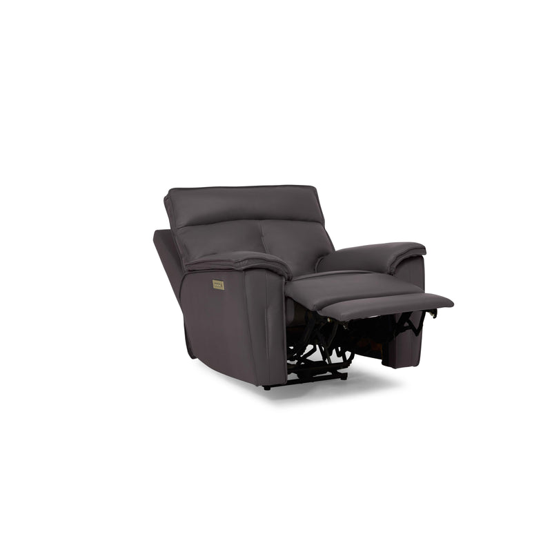 Palliser Oakley Power Leather Match Recliner with Wall Recline 41187-L9-BALI-CAROB-MATCH IMAGE 3