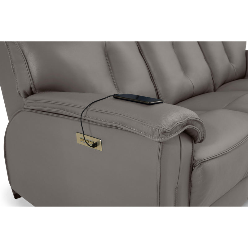 Palliser Oakley Power Reclining Leather Match Sofa 41187-L6-BALI-MARBLE-MATCH IMAGE 12